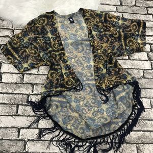 Doctor Who Her Universe Fringe Tardis Kimono